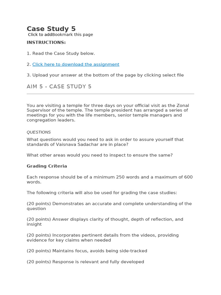 15_Standards_Case Study | PDF