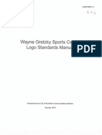 Wayne Gretzky Sports Centre Logos Manual