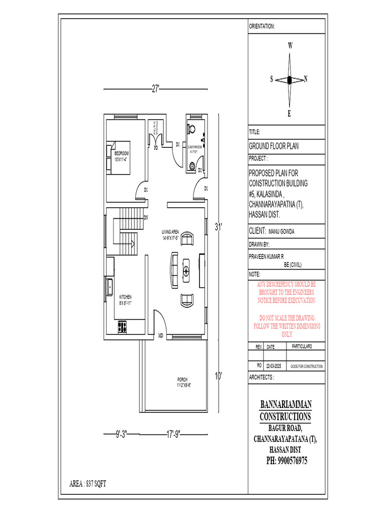 Proposed Ground Floor Plan | PDF