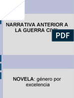 Narrativa española anterior a la guerra civil