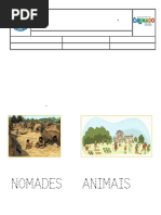 Povos Nômades e Sedentários: Atividades | PDF | Nômade | Agricultura