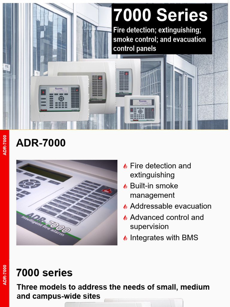 ADR-7000 Fire Control Panel Overview | PDF | Computer Engineering ...