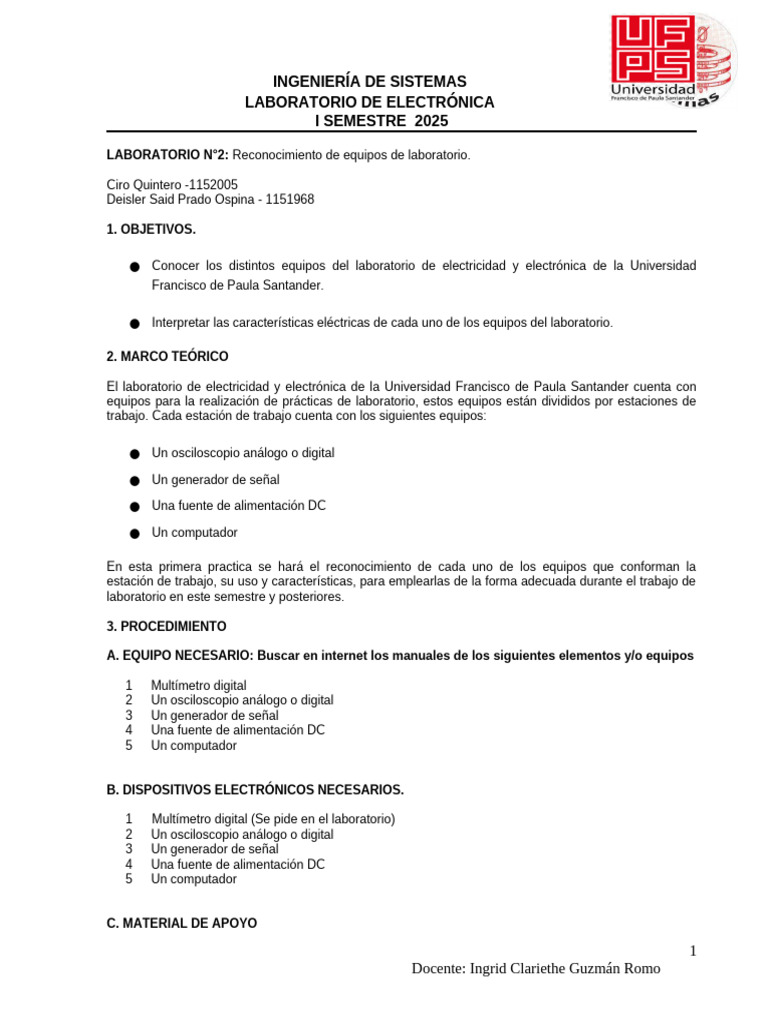 LaboratorioReconocimientoEquipos_1151968 | PDF | Electrónica | USB