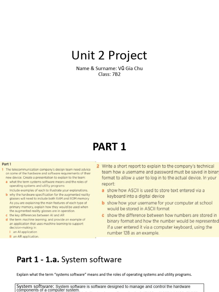 8.3.9 - Final Project Presentation - PPTX - CHU-7B2 | PDF | Machine ...