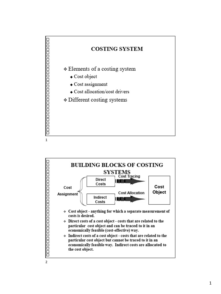 Costing System Fundamentals Explained | PDF | Cost | Cost Of Goods Sold