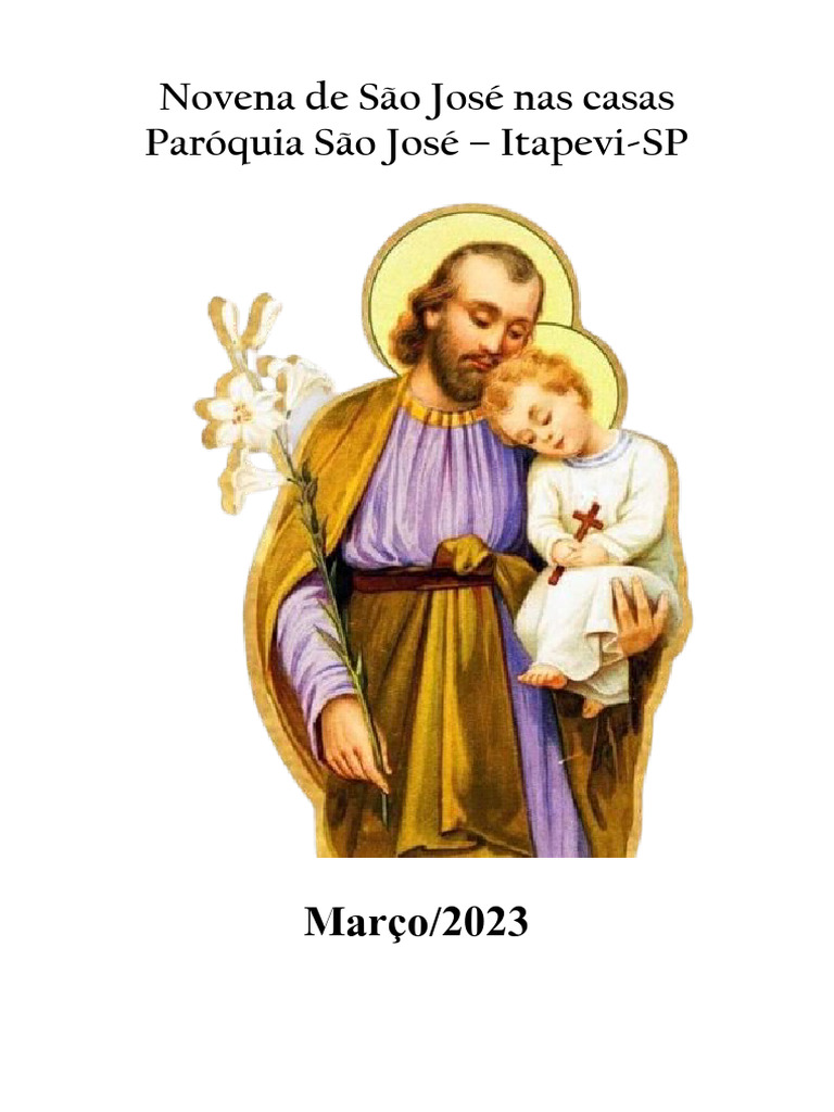 Novena de São José: Oração e Reflexão | PDF | Maria, mãe de Jesus | São ...
