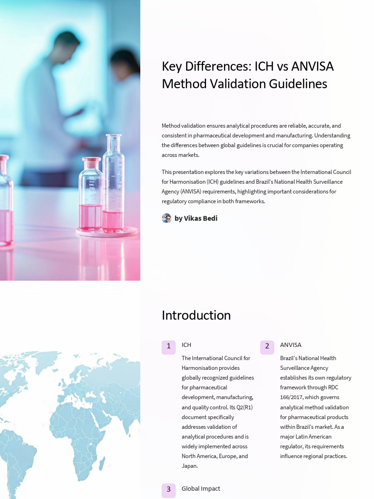 ANVISA vs ICH: Key Method Validation Differences | PDF | Errors And ...