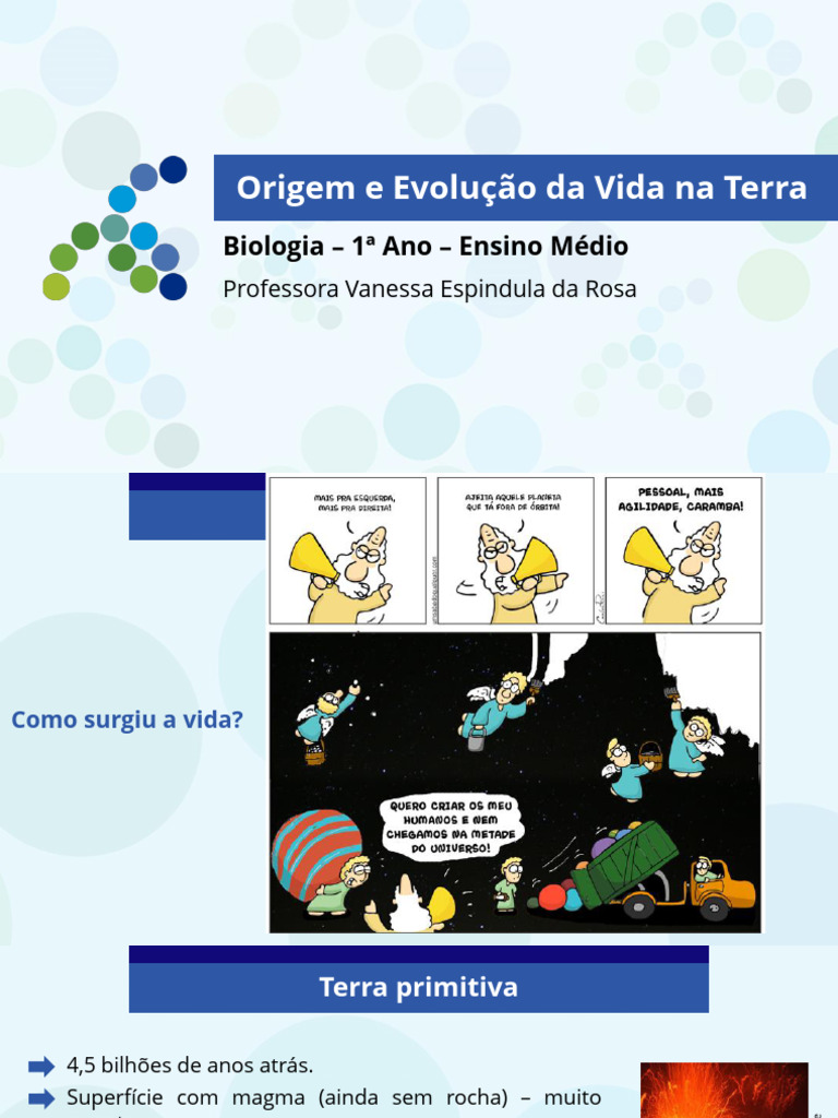 Teorias da Origem da Vida na Terra | PDF | Procarionte | Vida