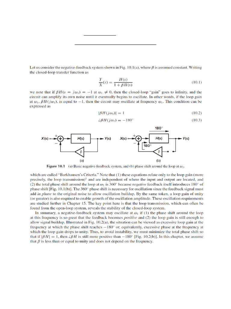 Stability and Compensation in Analog ICs | PDF