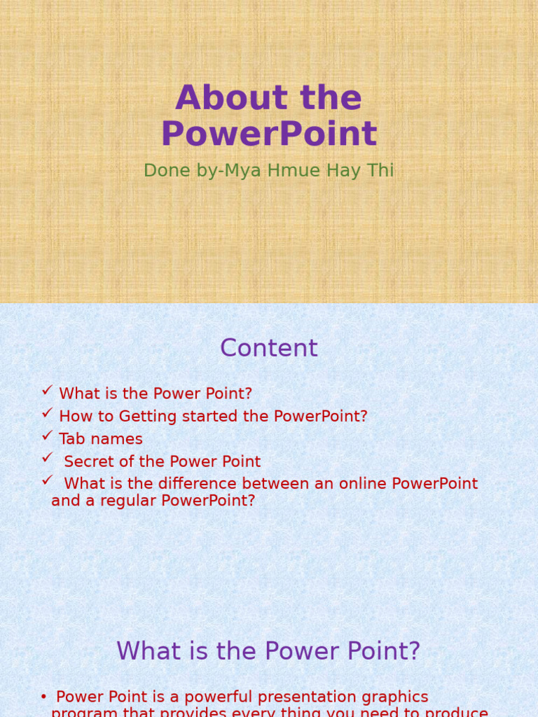 PowerPoint Basics and Tips Guide | PDF | Microsoft Power Point | Software