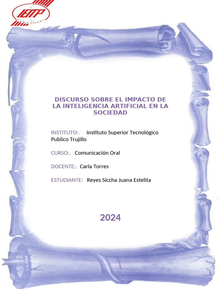 Impacto de la IA en la Sociedad Actual | PDF | Inteligencia artificial ...