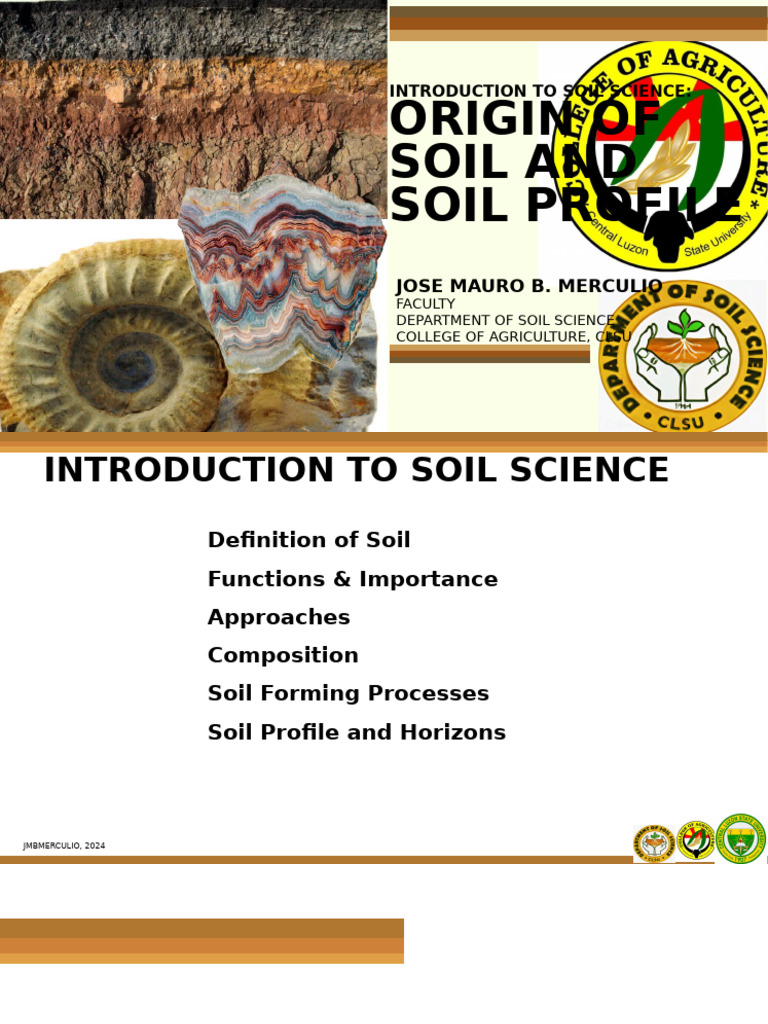 Introduction to Soil Science Overview | PDF | Soil | Organic Matter