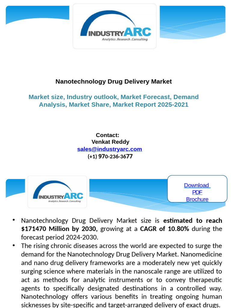 Nanotechnology Drug Delivery Market Insights | PDF | Nanotechnology ...
