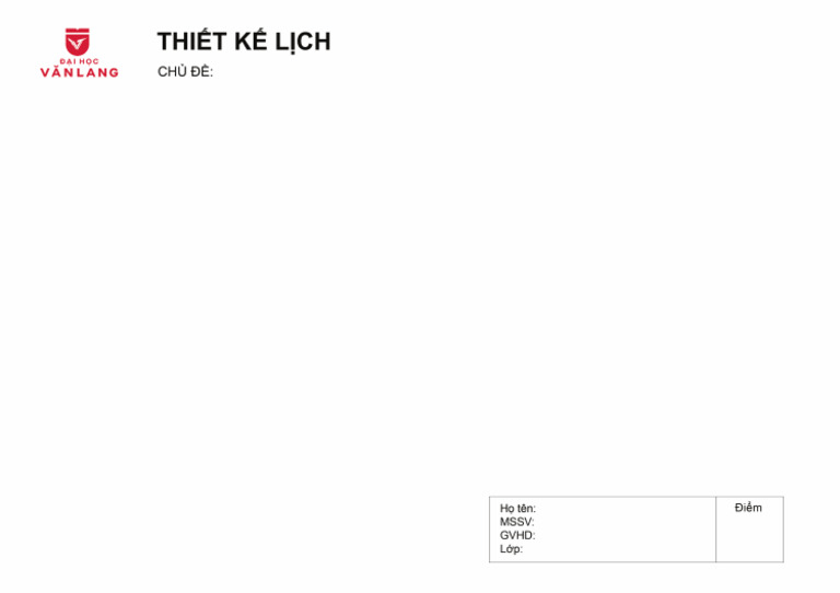 Thiet Ke Lich Template Nopbai 1 | PDF