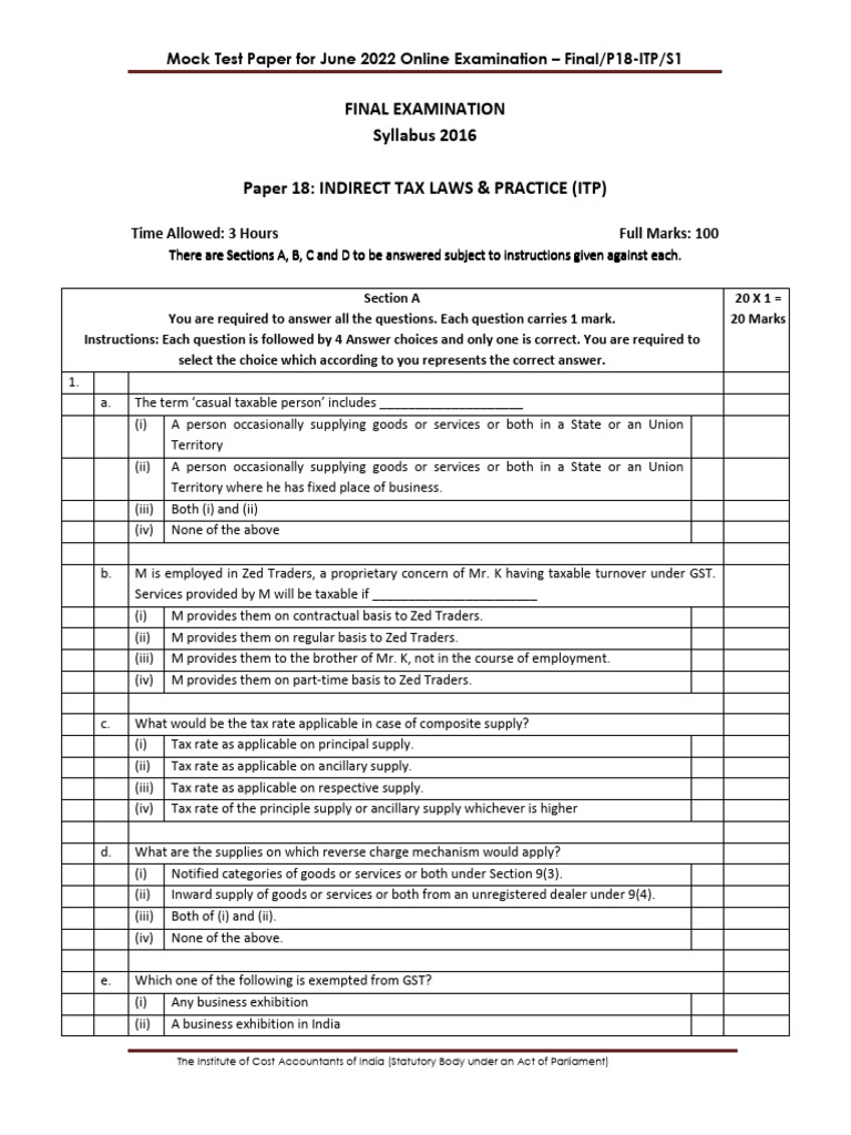 Idt - June 22 MTP | PDF | Value Added Tax | Taxes