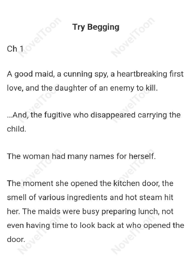 Try Begging | PDF