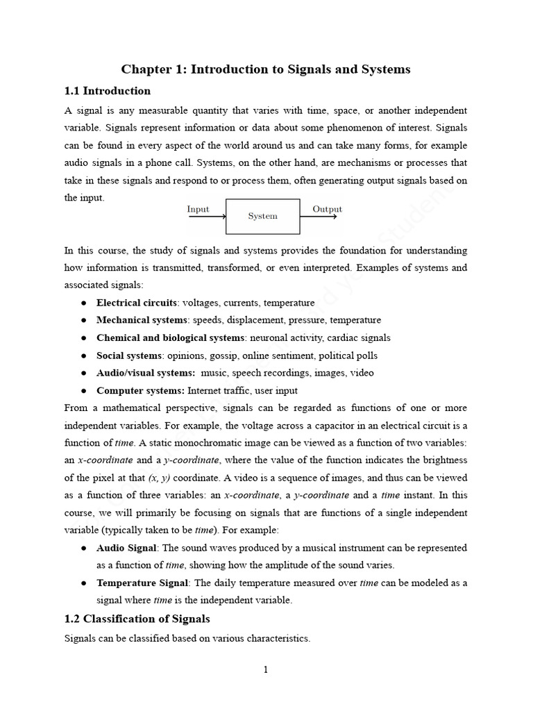 Introduction to Signals and Systems | PDF | Discrete Time And ...