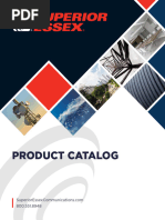 SPSX Comm Product Catalog | PDF | Cable | Manufactured Goods