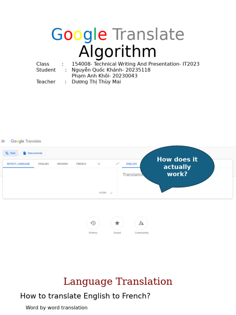 Google Translate Algorithm Complete | PDF | Linguistics | Cognitive Science