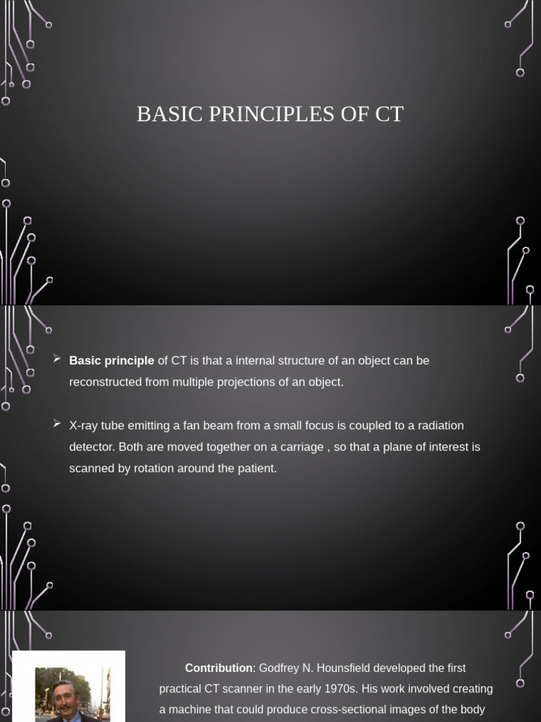 CT Introduction | PDF | X Ray | Ct Scan