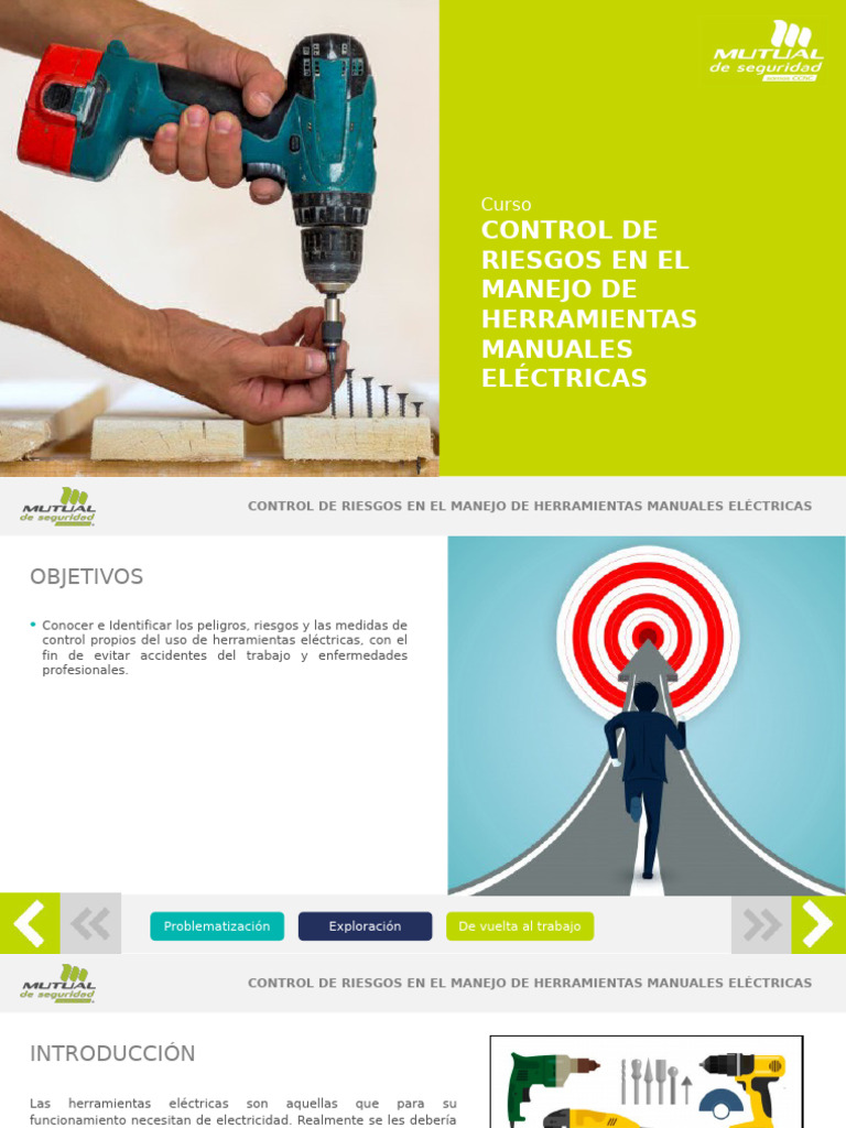 Control de Riesgos en El Manejo de Herramientas Manuales Electricas ...