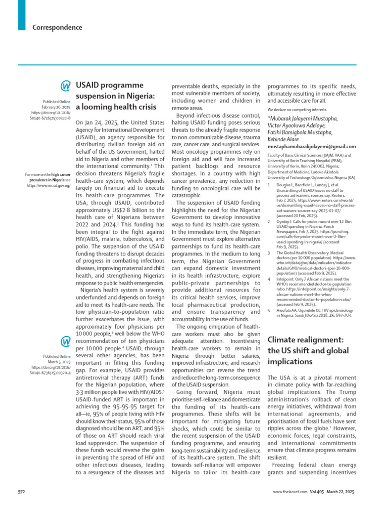 Climate Realignment - The US Shift and Global Implications | PDF ...