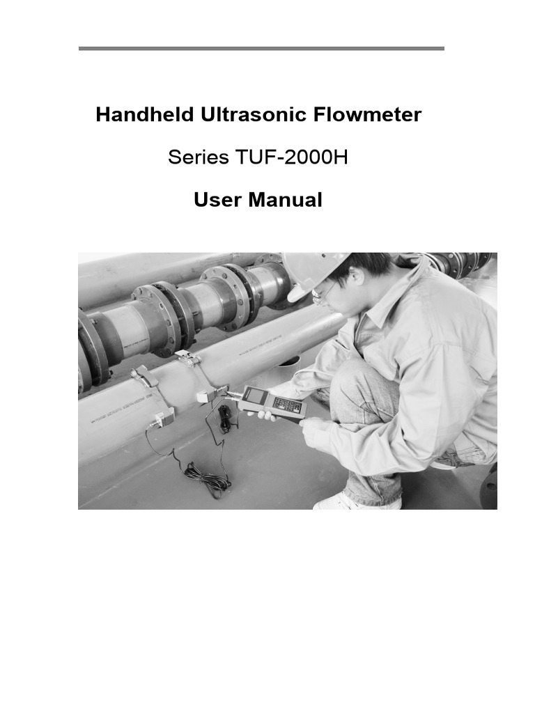 Handheld Ultrasonic Flowmeter: Series TUF-2000H | PDF | Flow ...