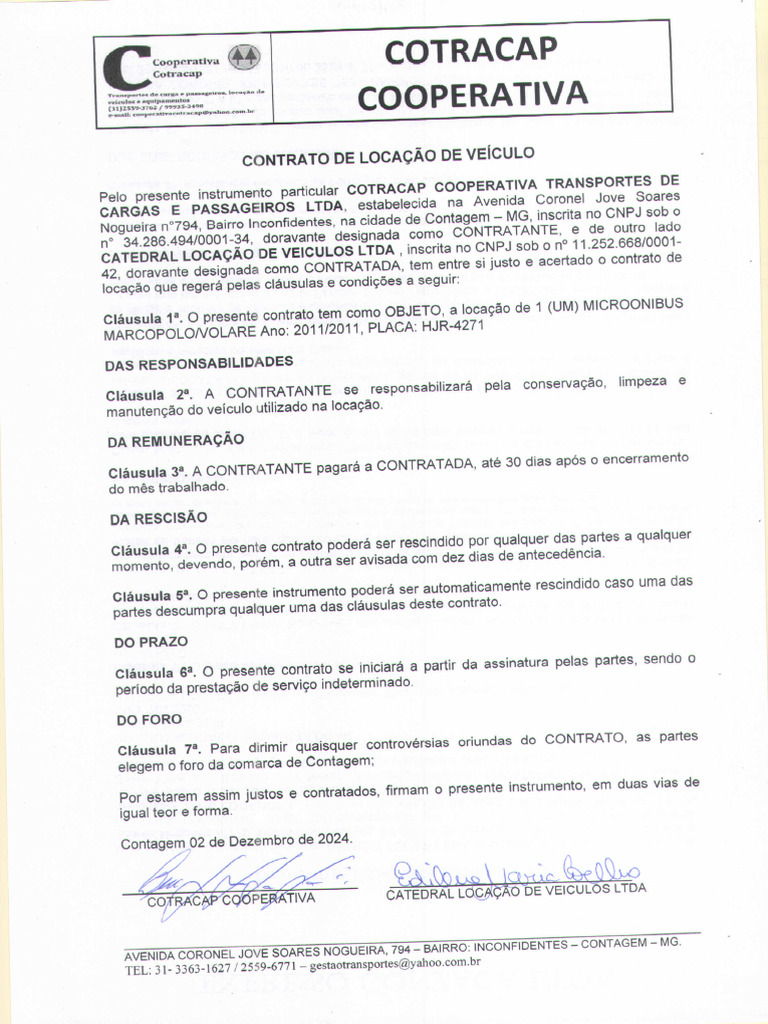 Contrato MICRO | PDF