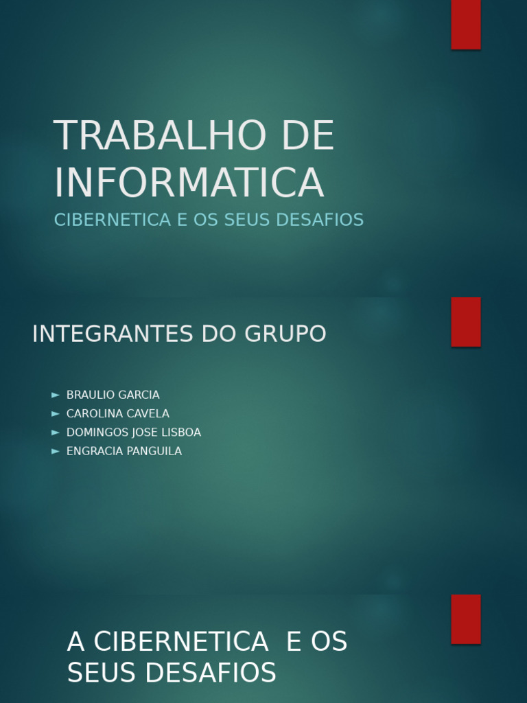 Desafios da Cibernética e Segurança | PDF