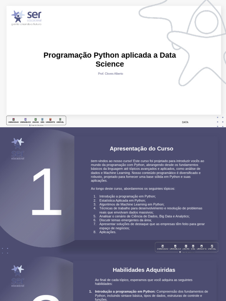 Curso de Python para Data Science | PDF | Python (linguagem de ...