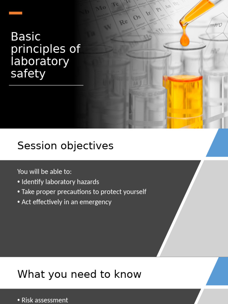 Laboratory Safety and PPE Guidelines | PDF | Hazards | Personal ...