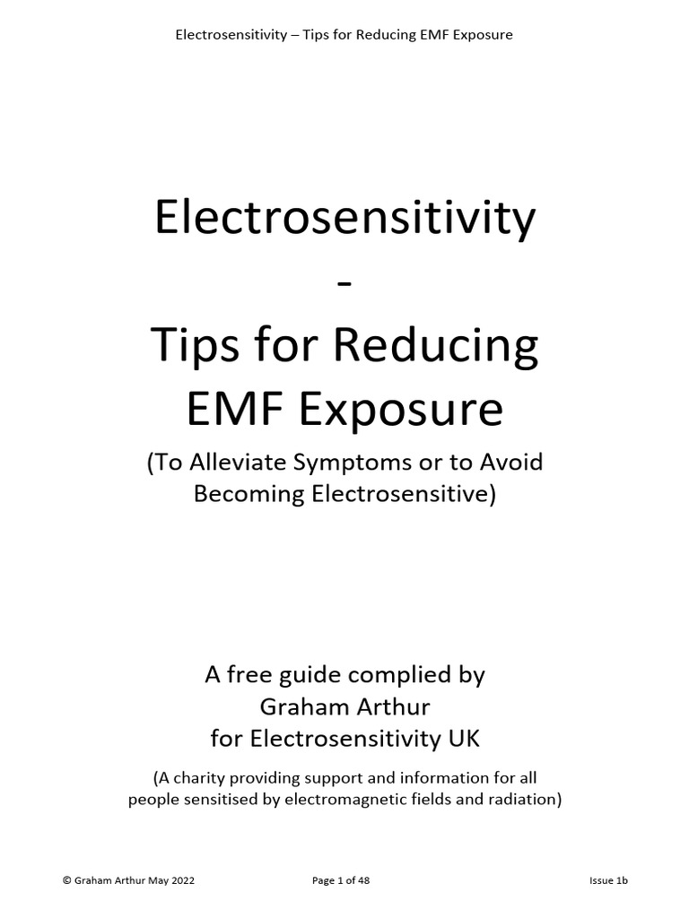 Electrosensitivity - Tips For Reducing EMF Exposure May 2022 | PDF | Wi ...