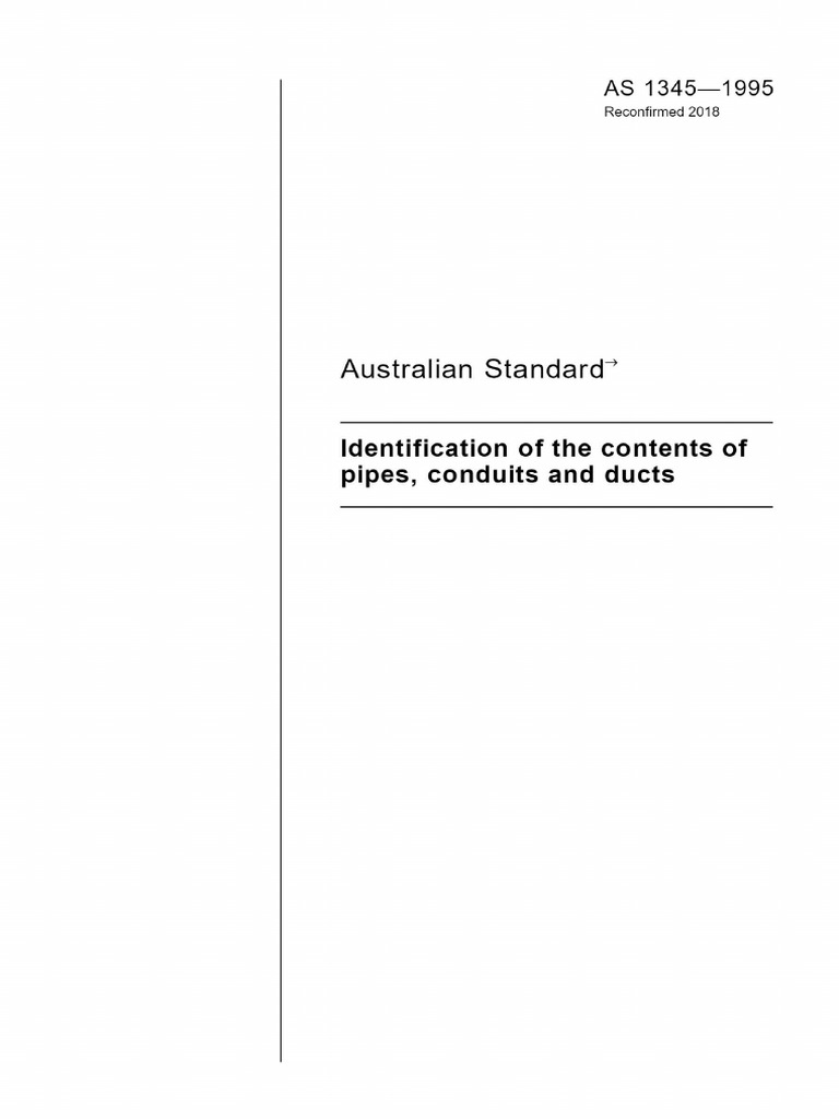 As 1345-1995 | PDF | Water | Pipe (Fluid Conveyance)