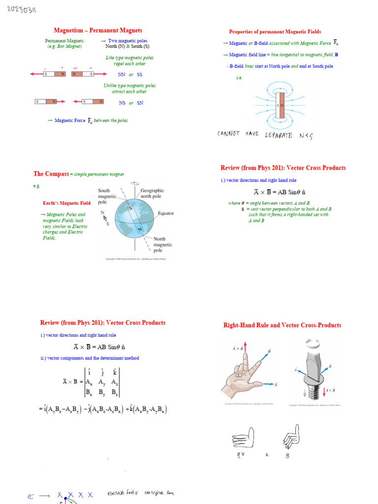 Understanding Permanent Magnets and Forces | PDF | Magnetic Field ...