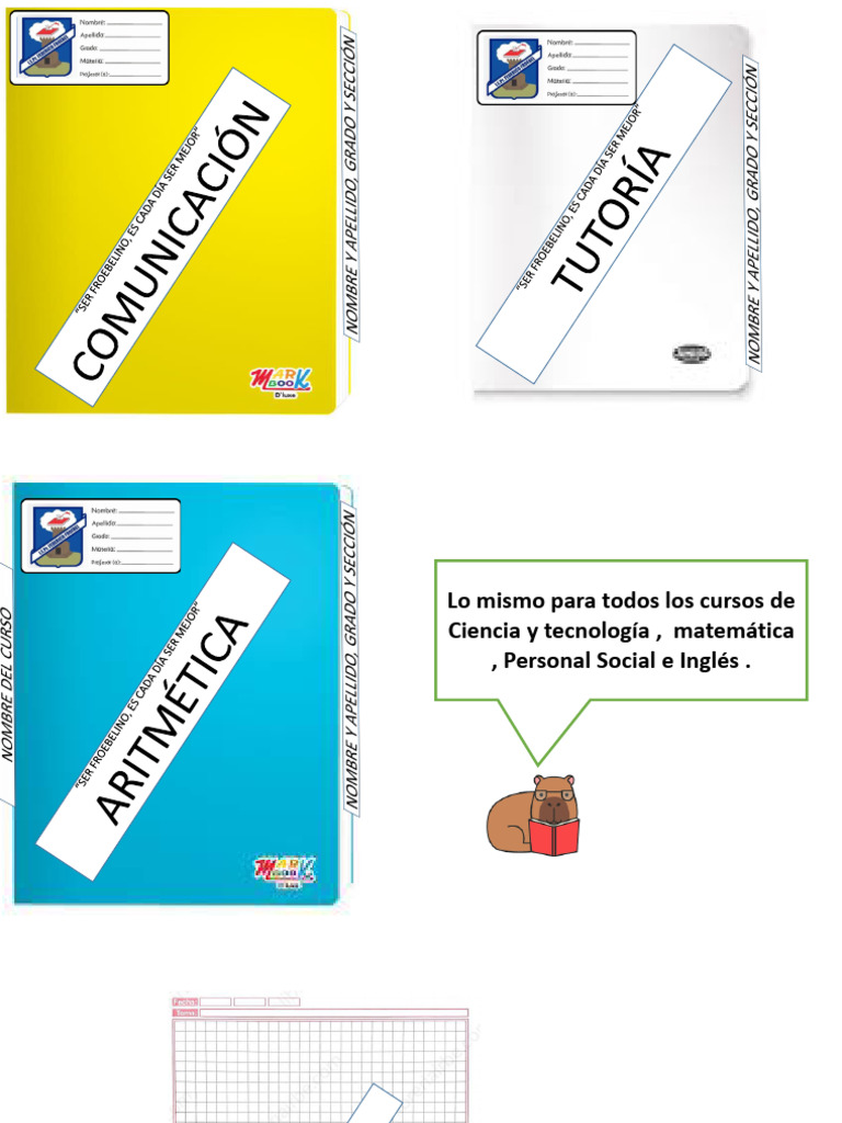 Formato de Carátula para Cursos | PDF