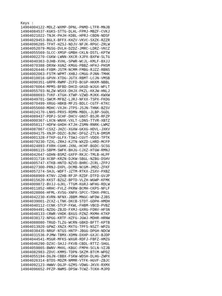 Fortnite AES Keys and Product Codes | PDF