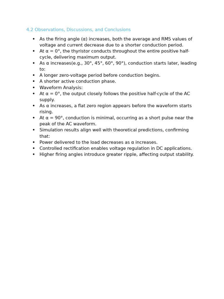 Observations, Discussions and Conclusions | PDF