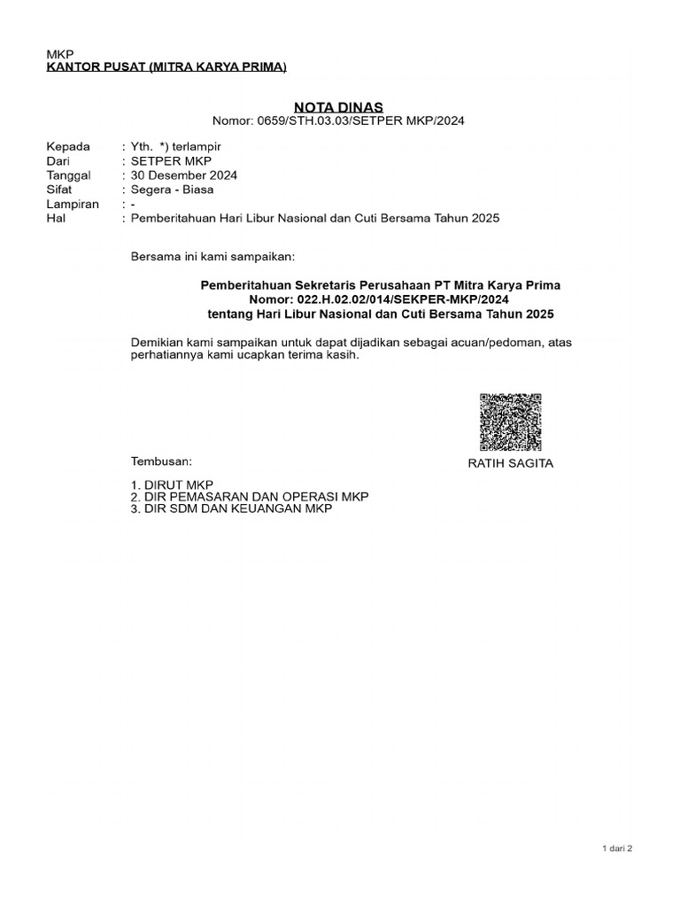 2025_022.H_PEMBERITAHUAN HARI LIBUR NASIONAL DAN CUTI BERSAMA TAHUN 