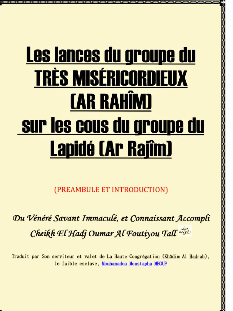Rimah en Franais | PDF