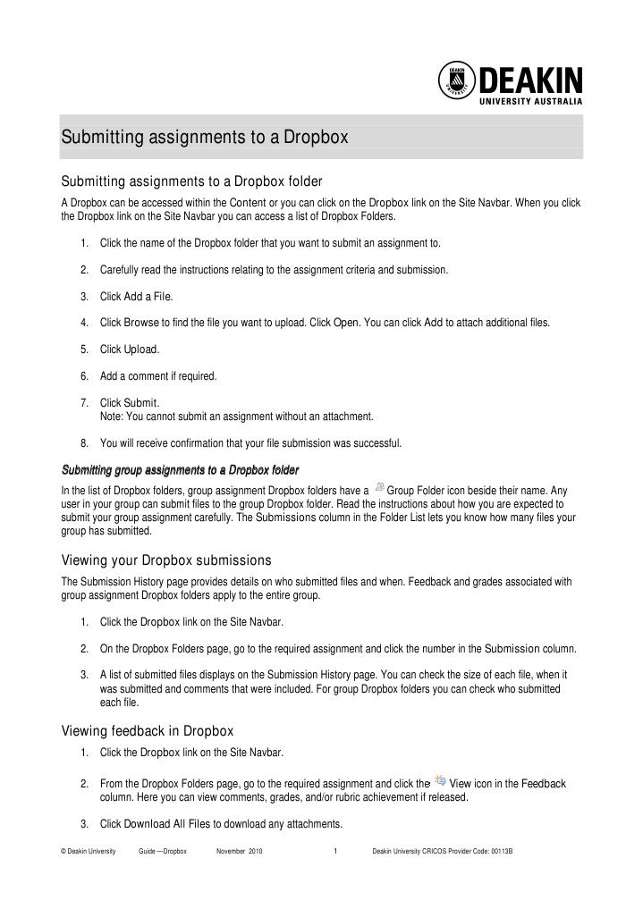 Student Dropbox Final | PDF