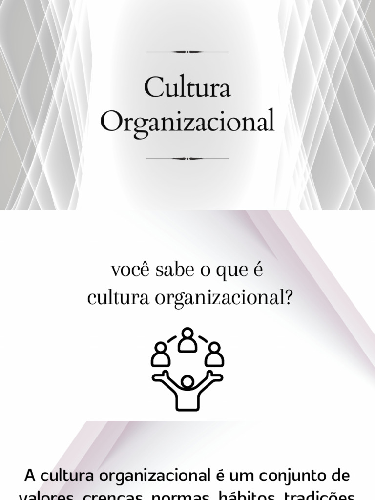 Importância da Cultura Organizacional | PDF