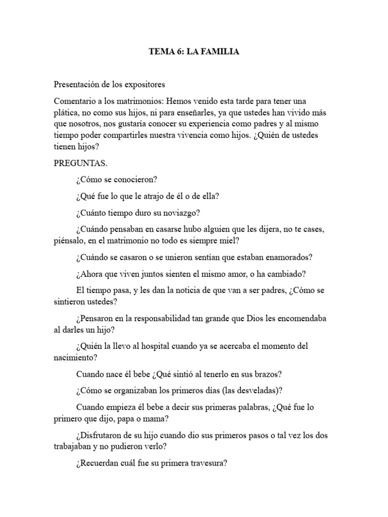 Reflexiones sobre la familia y crianza | PDF | Amor