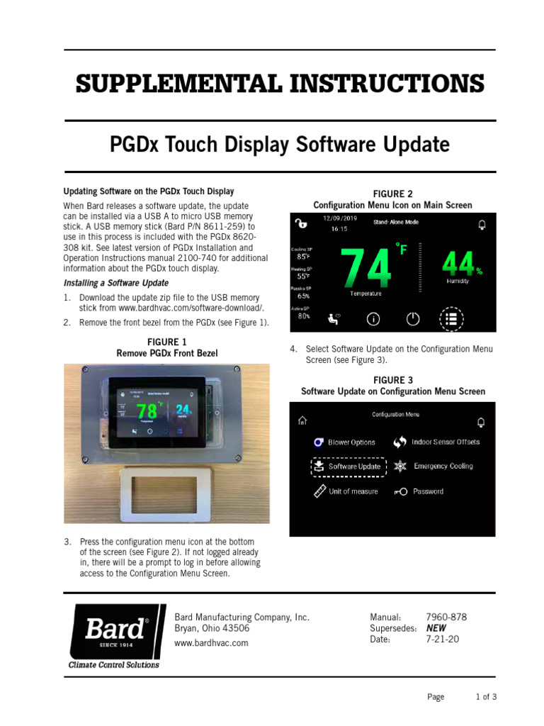 PGDx Touch Display Software Update Guide | PDF | Usb Flash Drive ...