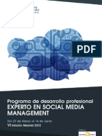 PDP Experto Social Media Management Unidad Editorial