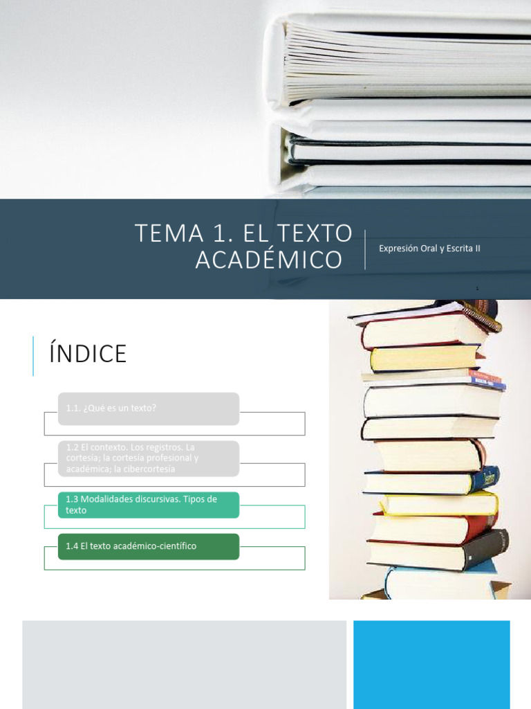 Modalidades y Tipos de Textos Académicos | PDF | Plan de estudios