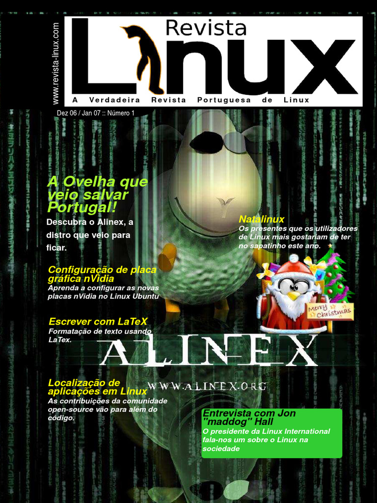 Revista Portuguesa de Linux: Edição 1 | PDF | Linux | Software gratuito