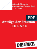 Anträge Fraktion DIE LINKE STVV 28.10.2008