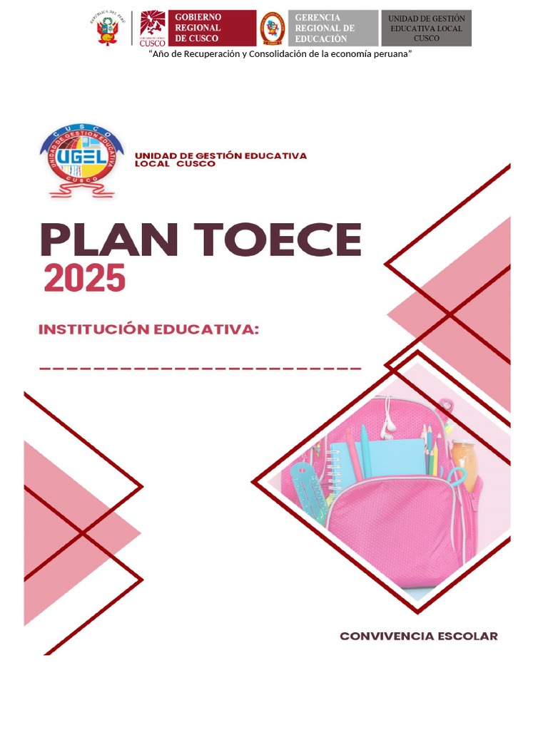 Plan de Convivencia Escolar 2025 | PDF | Enseñando | Violencia