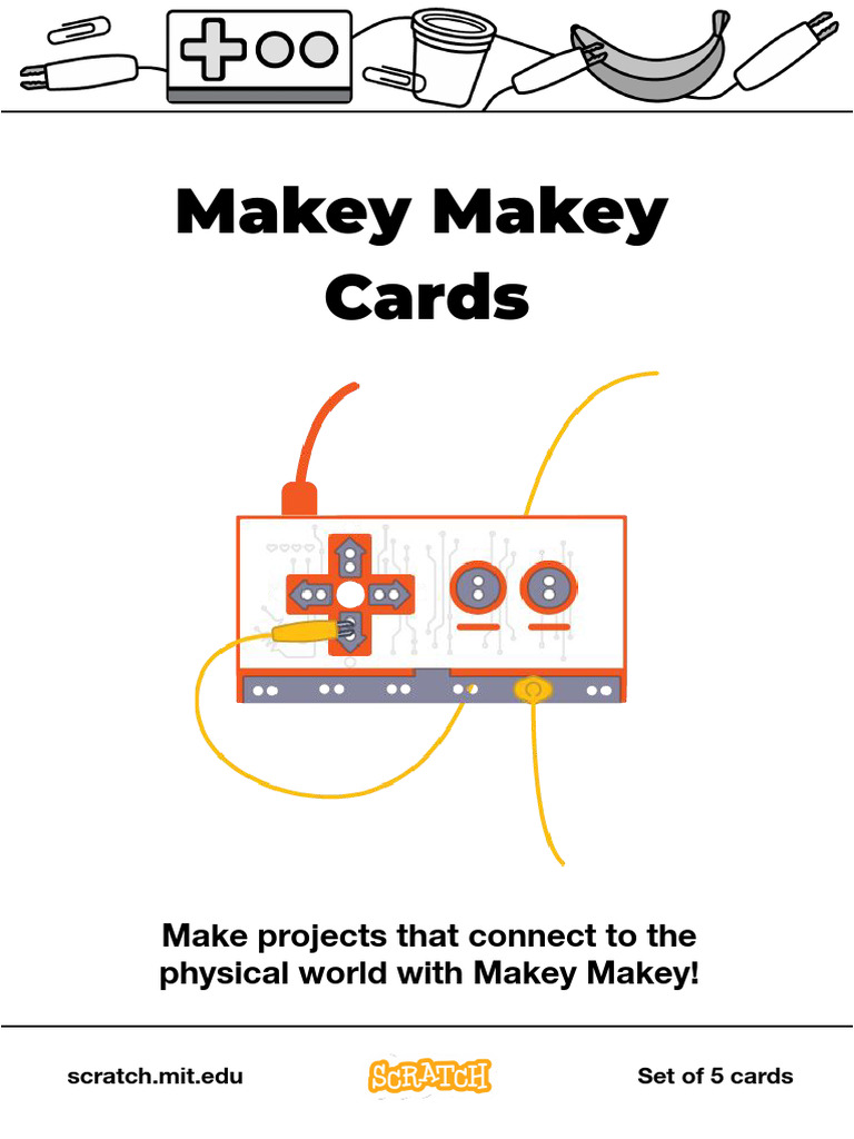 Makey Makey Project Cards Guide | PDF | Computer Keyboard | Office ...
