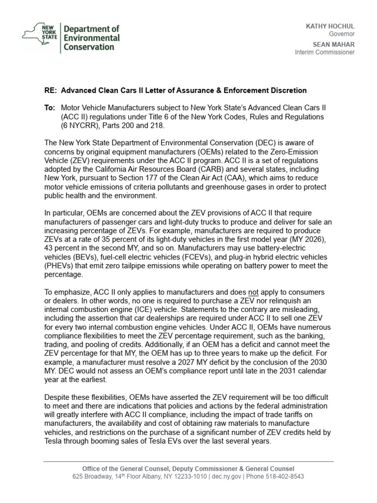 ACC II Compliance Assurance for OEMs | PDF | Plug In Hybrid ...